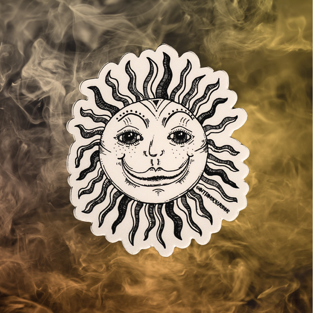 Happy Sun Sticker