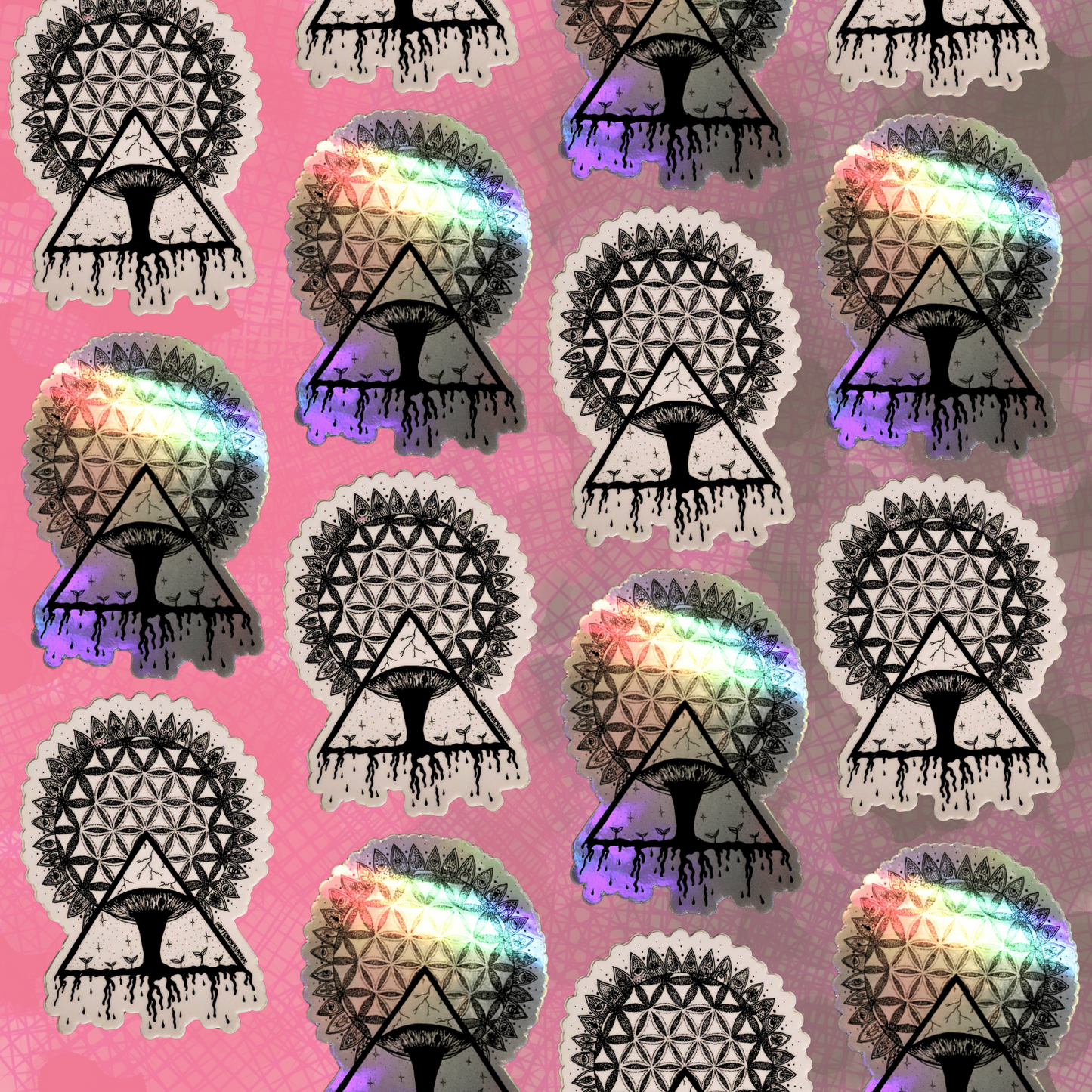 All Seeing Flower of Life Sticker