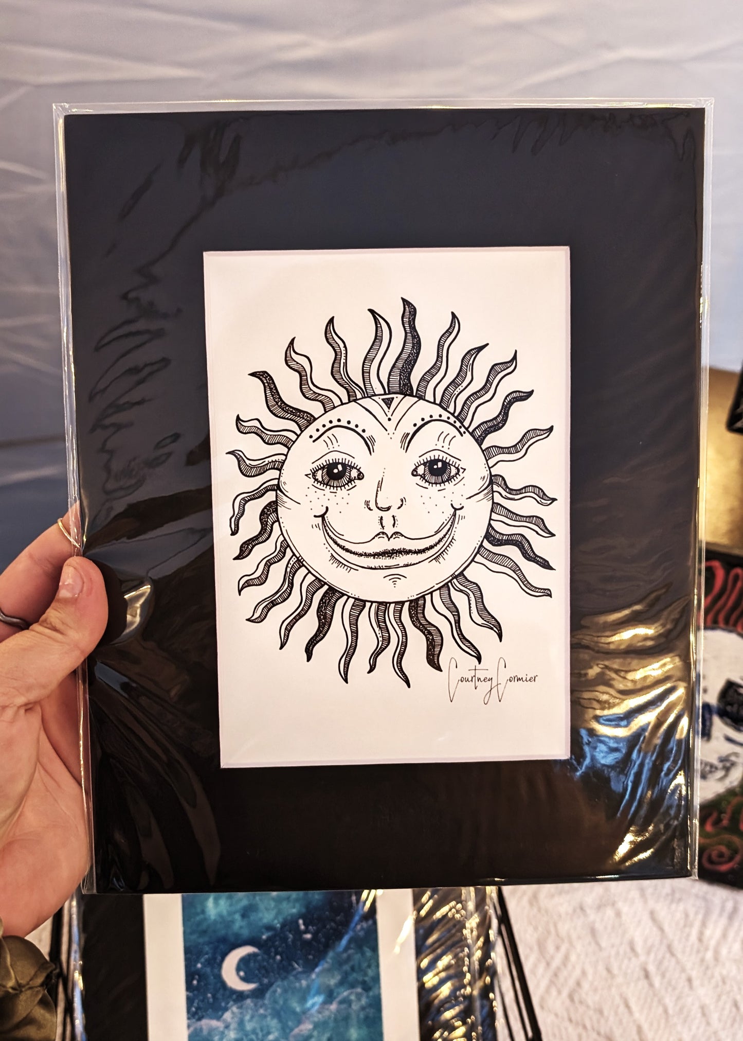 Happy Sun Art Print