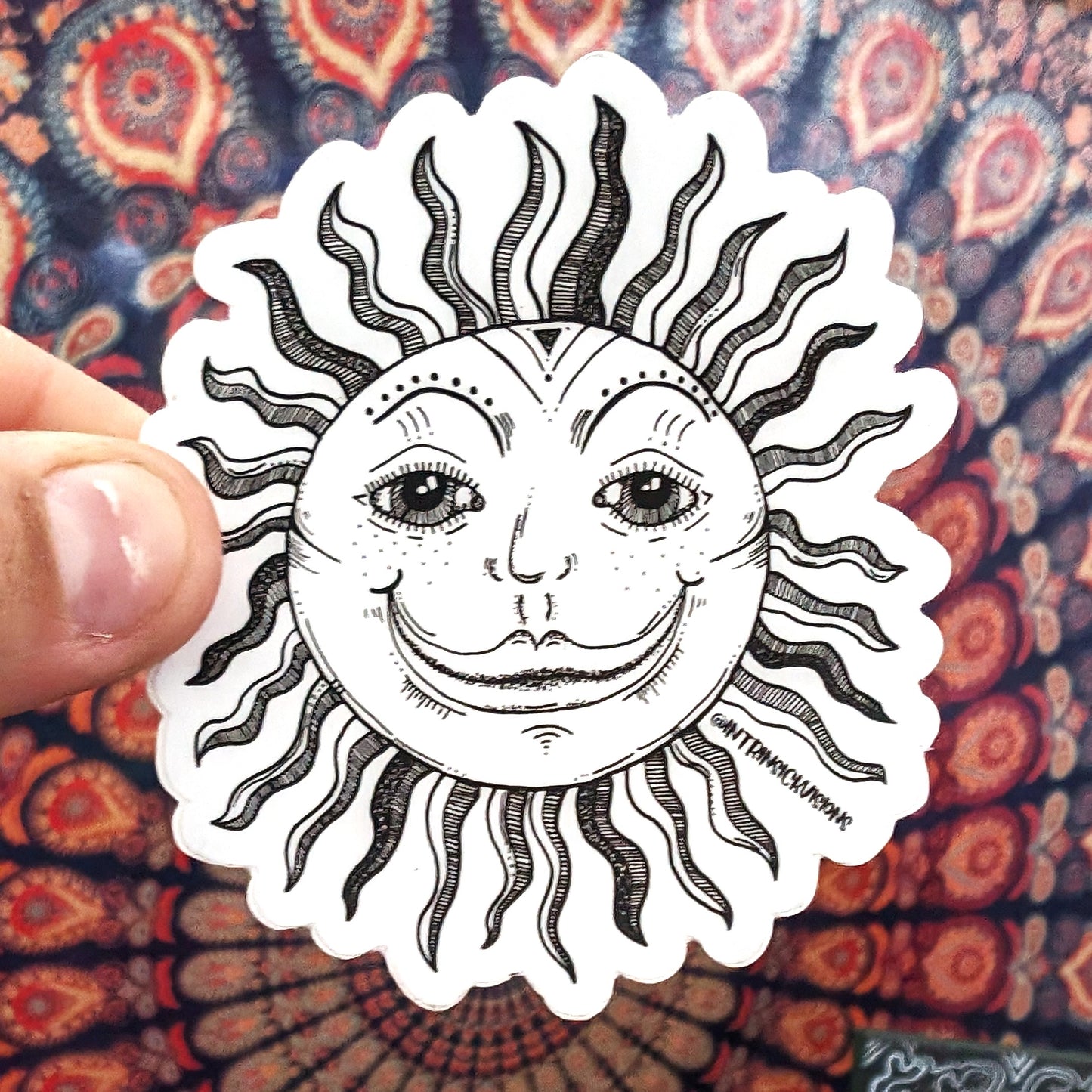 Happy Sun Sticker