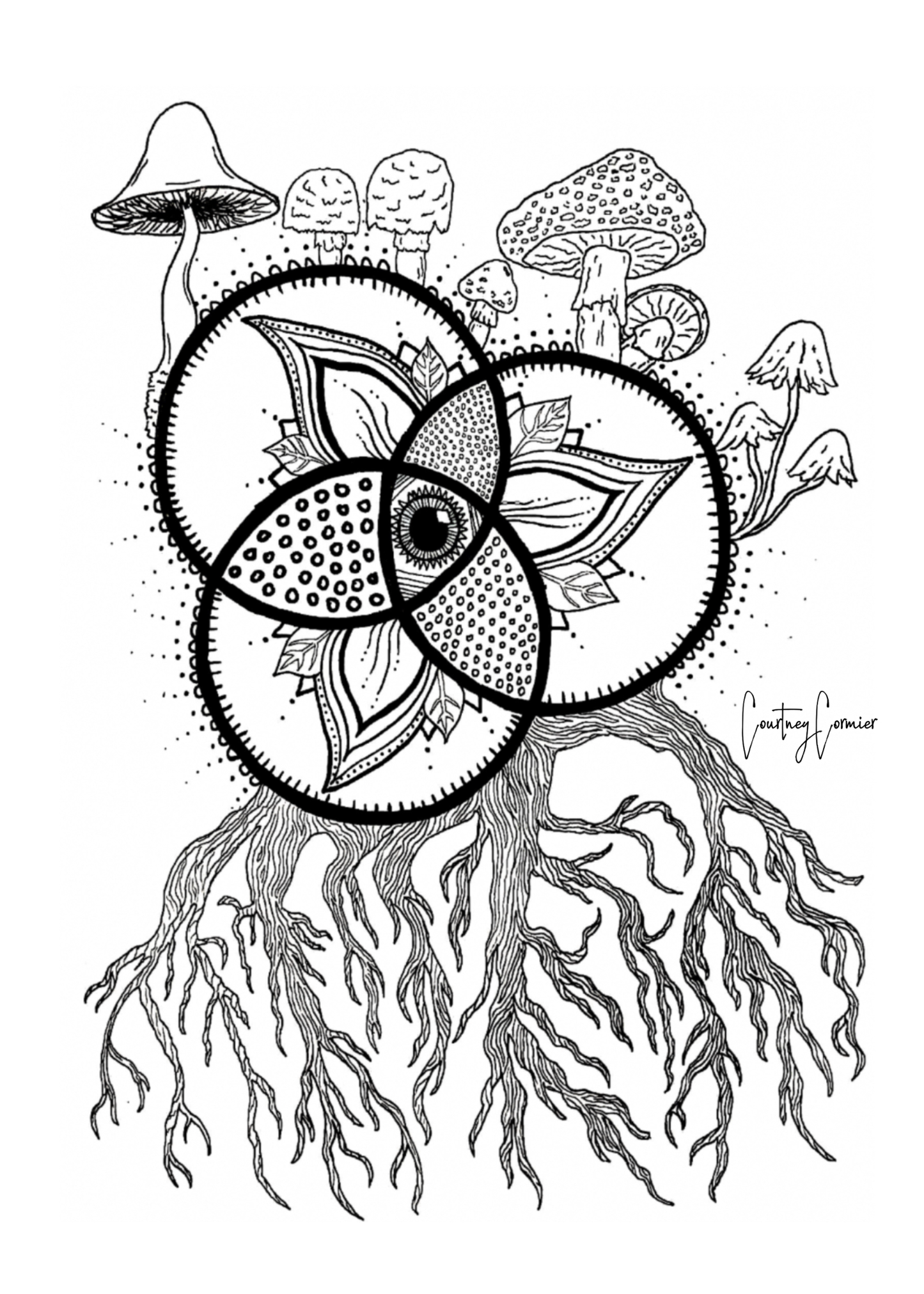 A Reuleaux & Her Roots Art Print