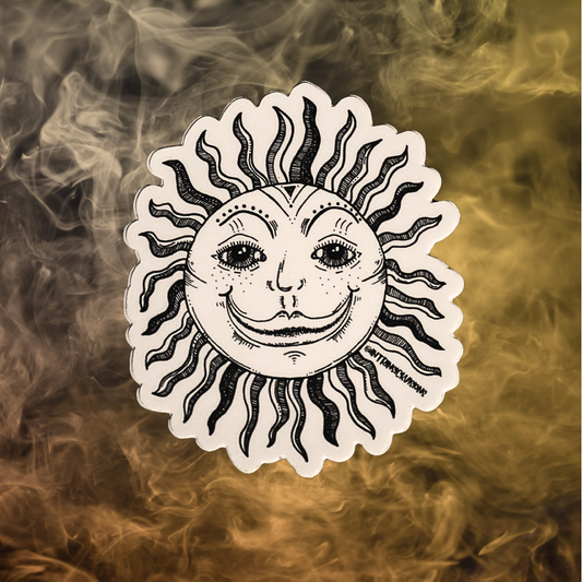 Happy Sun Sticker