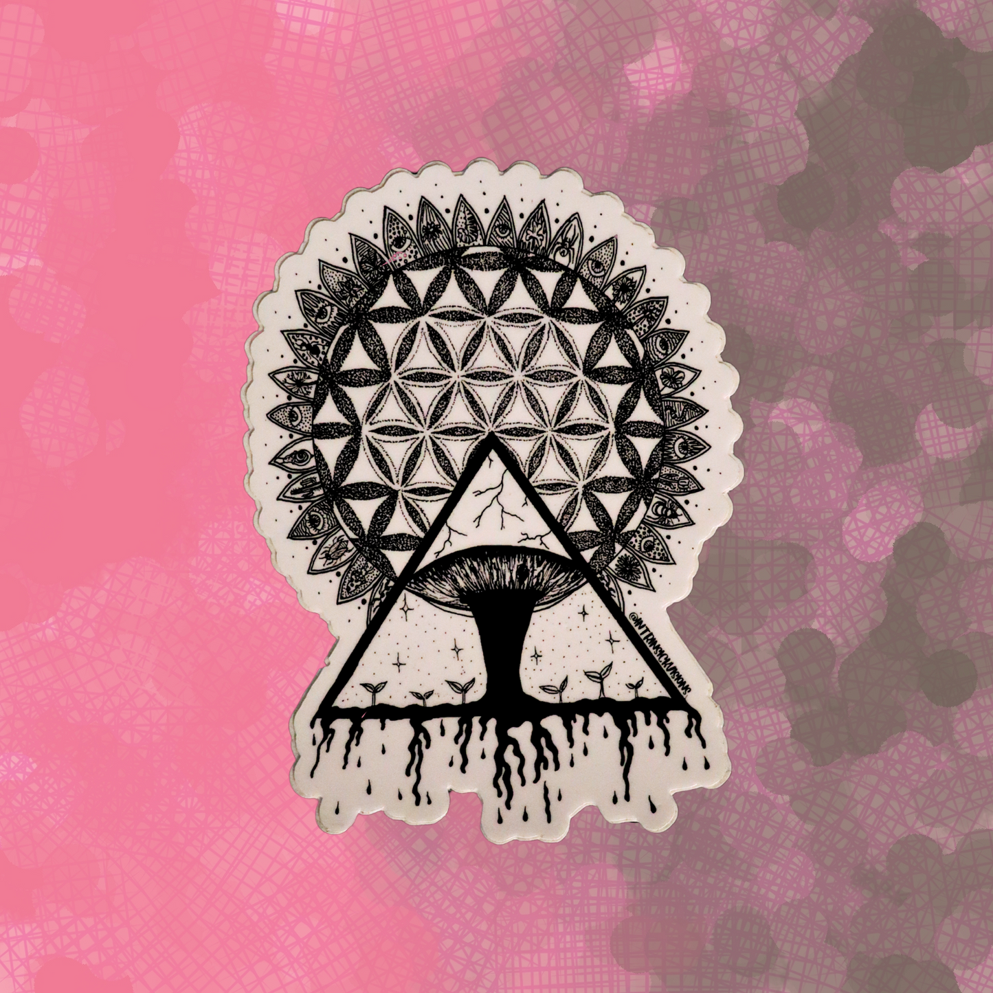 All Seeing Flower of Life Sticker