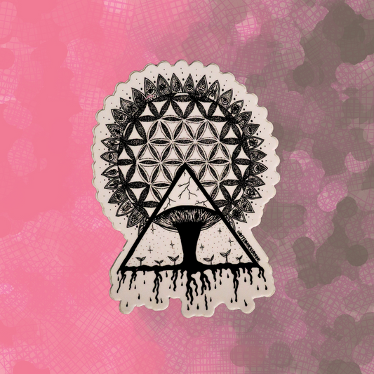 All Seeing Flower of Life Sticker