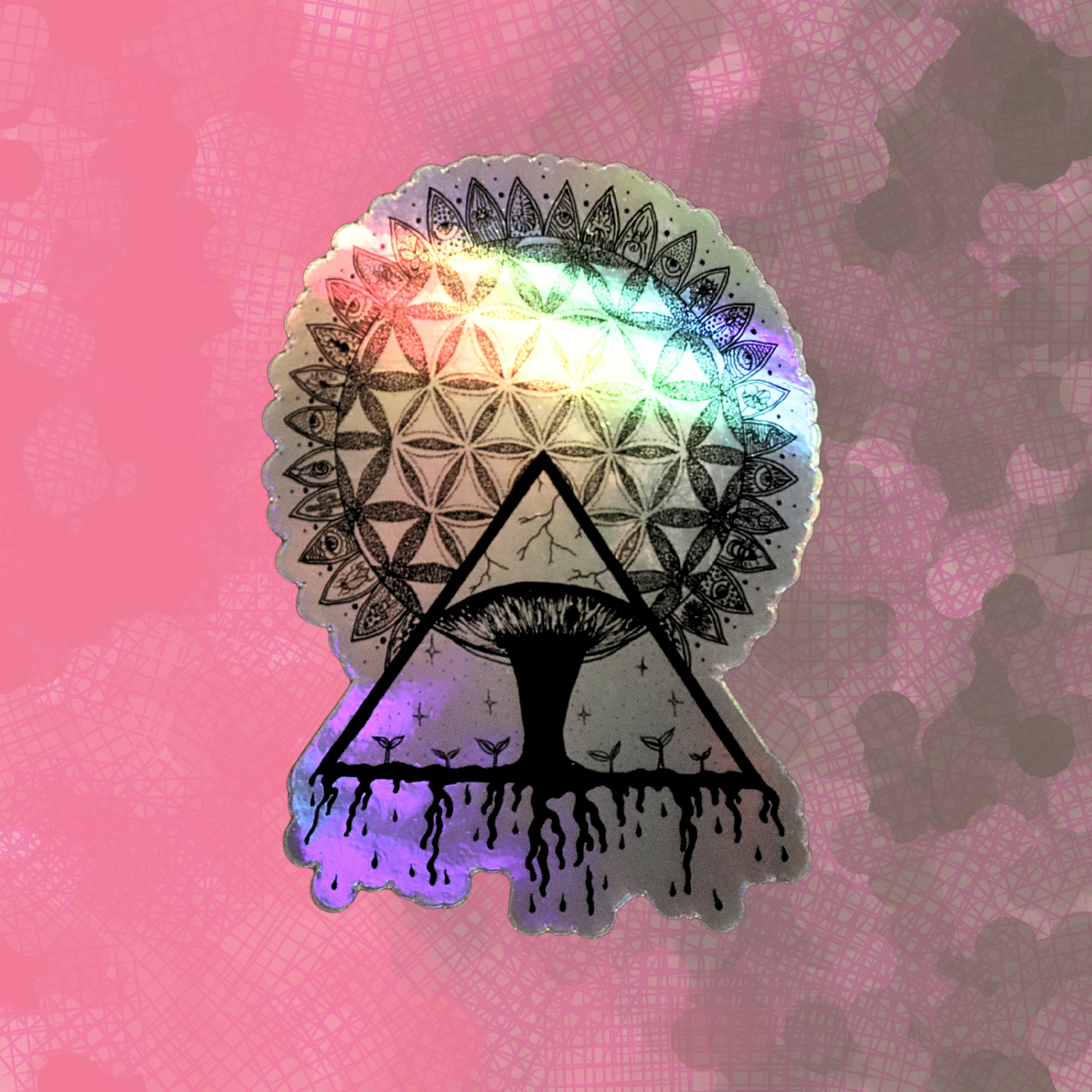 All Seeing Flower of Life Sticker