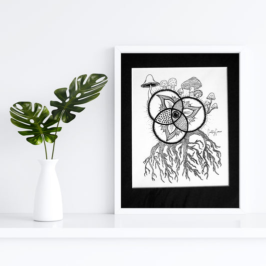 A Reuleaux & Her Roots Art Print