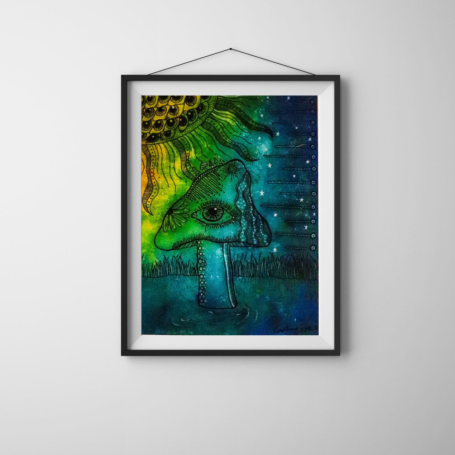 Funki Fungi Art Print