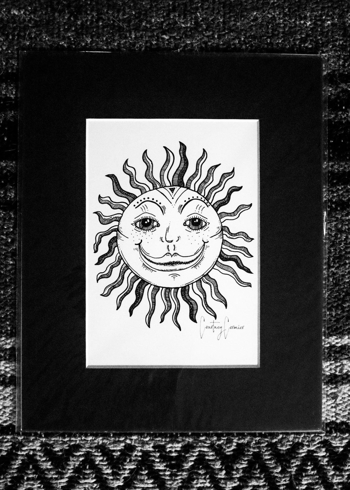 Happy Sun Art Print