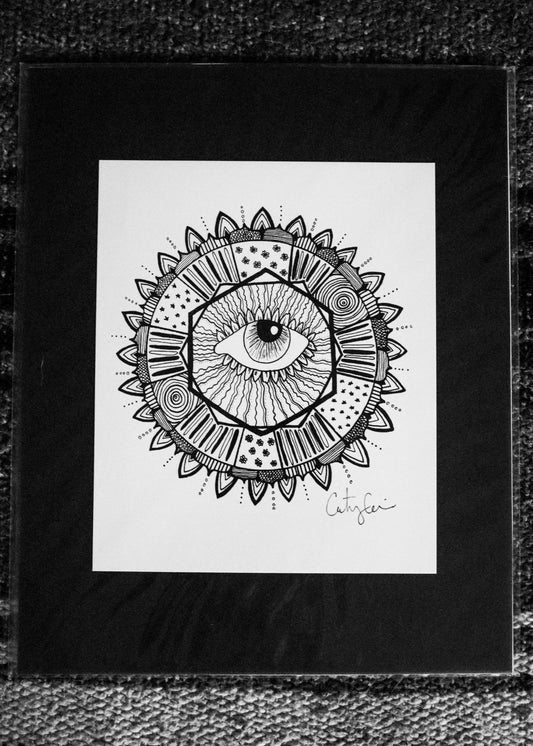 Eye Mandala Art Print